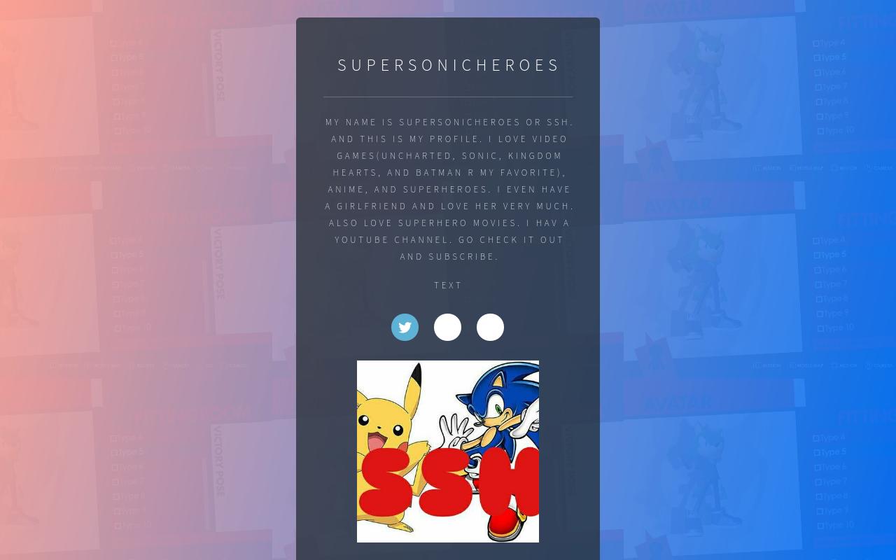 Carrd profile picture for @ssh